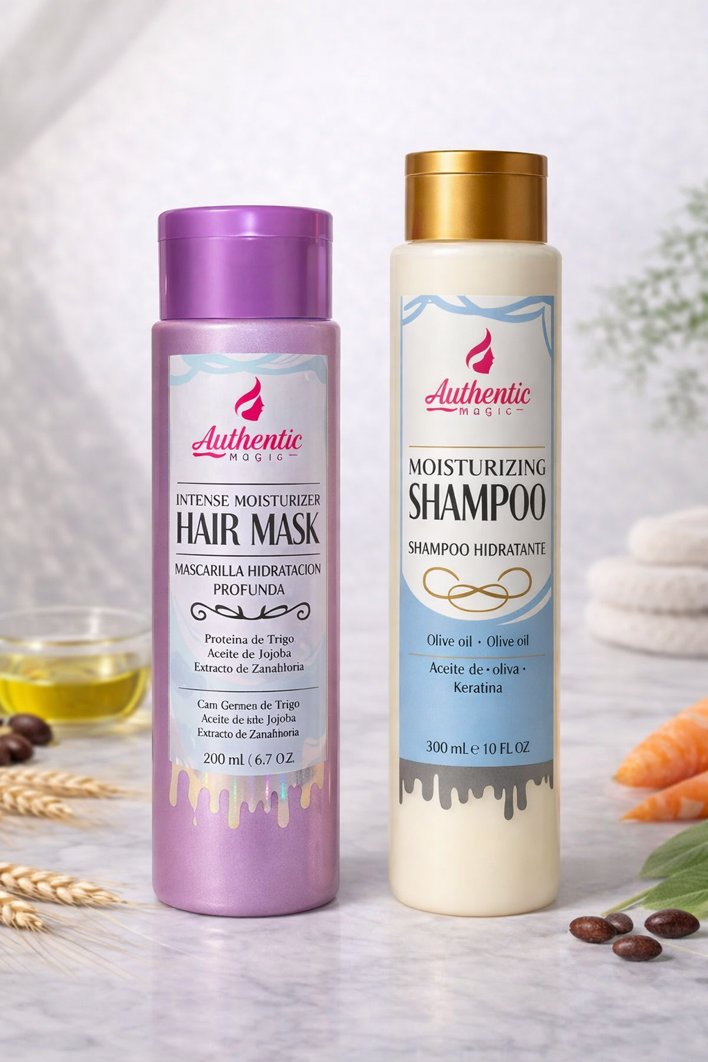 ✨ Ritual Capilar de Hidratación Profunda Authentic Magic