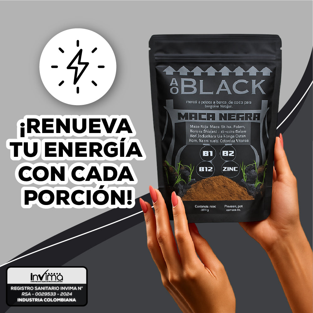 Maca Negra: Energía natural y bienestar integral para tu cuerpo y mente